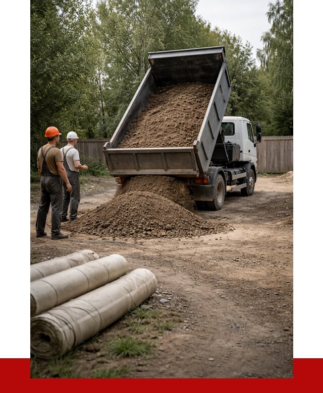 Доставка сыпучих материалов самосвалом в Фурманов от 4279 р. | ПРОНЕРУДФрв