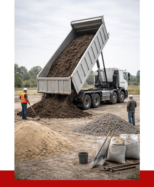 Доставка самосвалом 30 кубов в Фурманове от 8660 р. | ПРОНЕРУДФрв