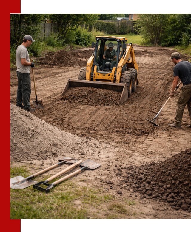 Планировка участка грунтом с вывозом и доставкой в Фурманове