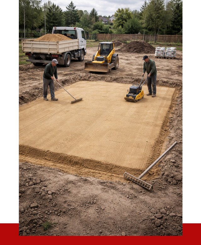 Устройство песчаной подушки в Фурманове от 4585 р. ПРОНЕРУДФрв